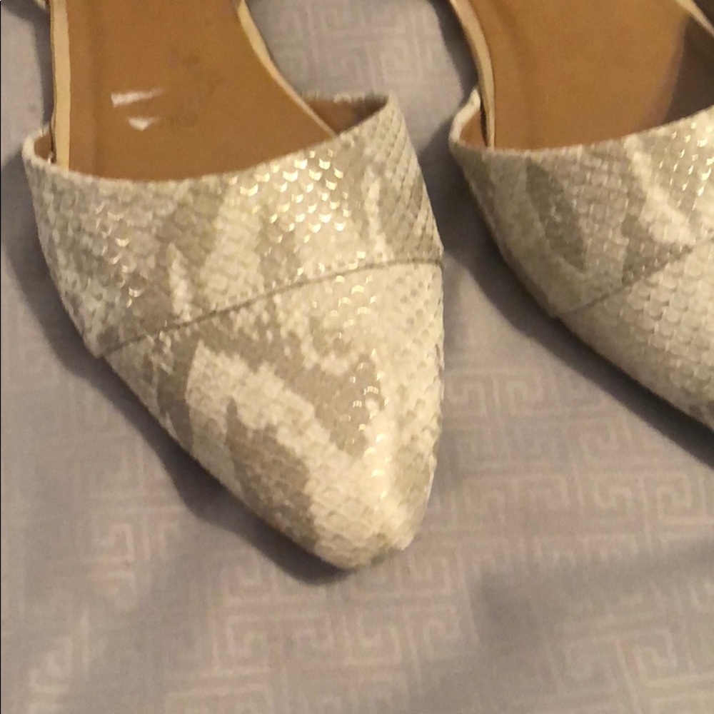 NWOB Seychelles Python Print Wide size Flat - Picture 2 of 4